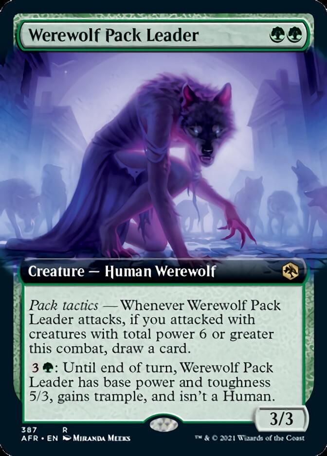 Werewolf Pack Leader (Extended) [Dungeons & Dragons: Adventures in the Forgotten Realms] Foil