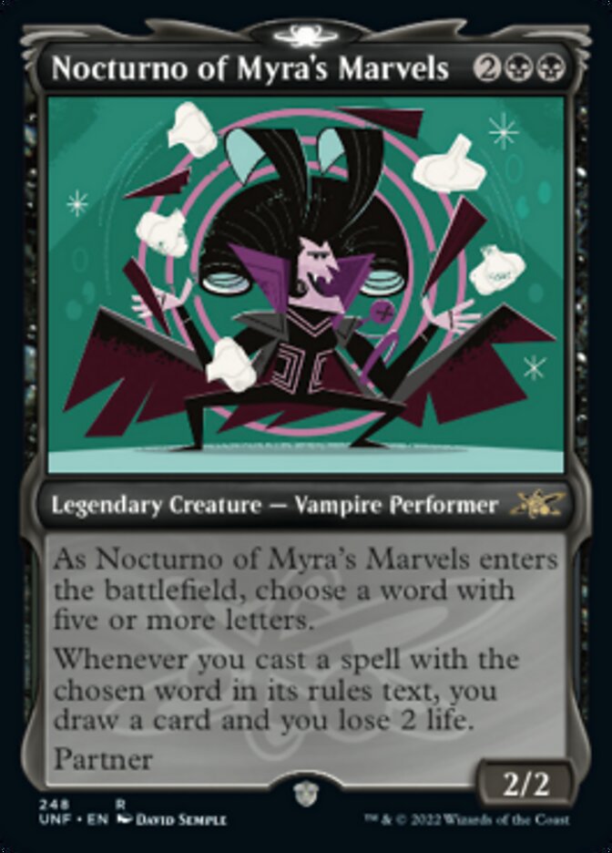 Nocturno of Myra's Marvels (Showcase) [Unfinity] Foil