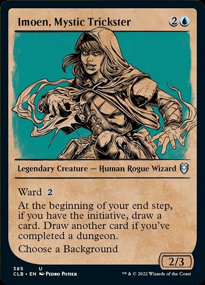Imoen, Mystic Trickster (Showcase) [Commander Legends: Battle for Baldur's Gate] Foil