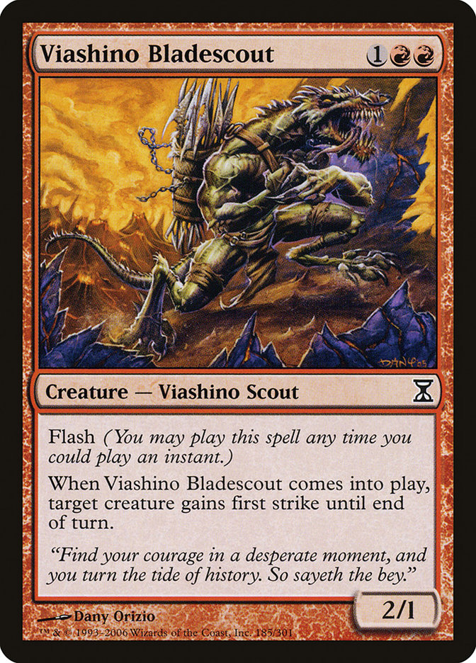 Viashino Bladescout [Time Spiral] Foil