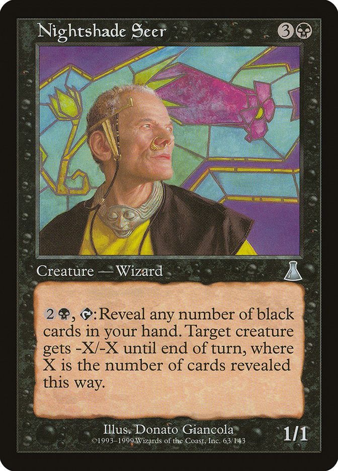 Nightshade Seer [Urza's Destiny] Foil