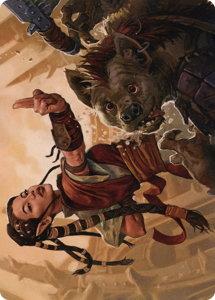 Half-Elf Monk // Half-Elf Monk  [Adventures in the Forgotten Realms Art Series] (Borderless)