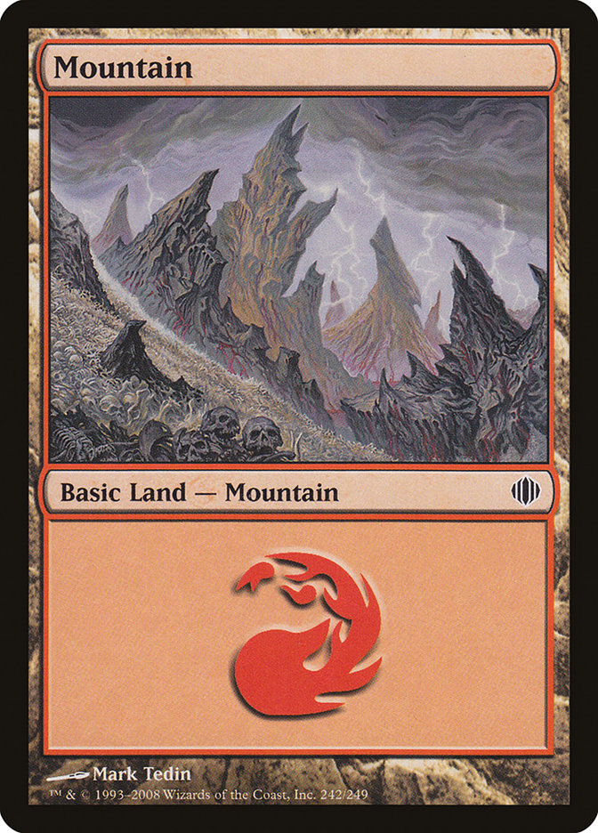 Mountain (242) [Shards of Alara] Foil