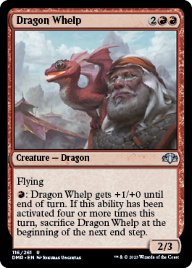 Dragon Whelp [Dominaria Remastered] Foil