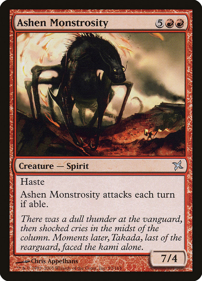 Ashen Monstrosity [Betrayers of Kamigawa] Foil