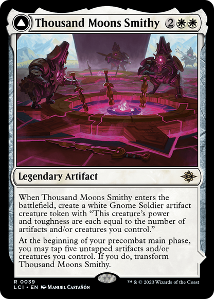 Thousand Moons Smithy // Barracks of the Thousand [The Lost Caverns of Ixalan] Foil