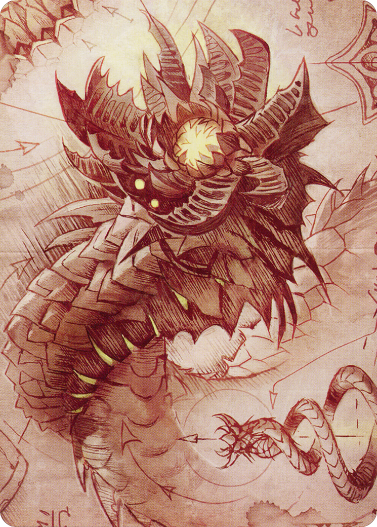 Wurmcoil Engine // Wurmcoil Engine  [The Brothers' War Art Series] (Borderless) Foil
