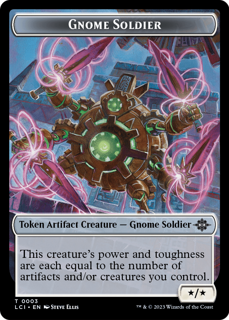 Gnome Soldier  [The Lost Caverns of Ixalan Tokens]