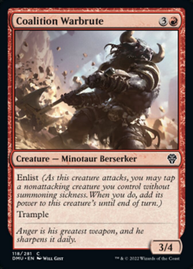 Coalition Warbrute [Dominaria United] Foil
