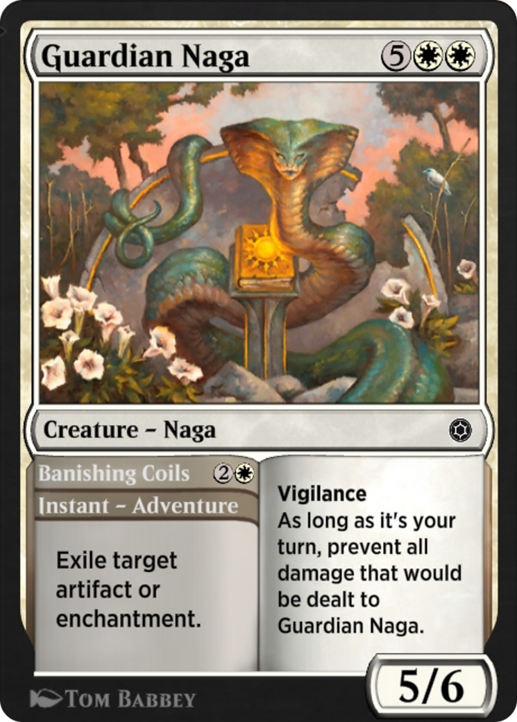 Guardian Naga // Banishing Coils  [Alchemy Horizons: Baldur's Gate]