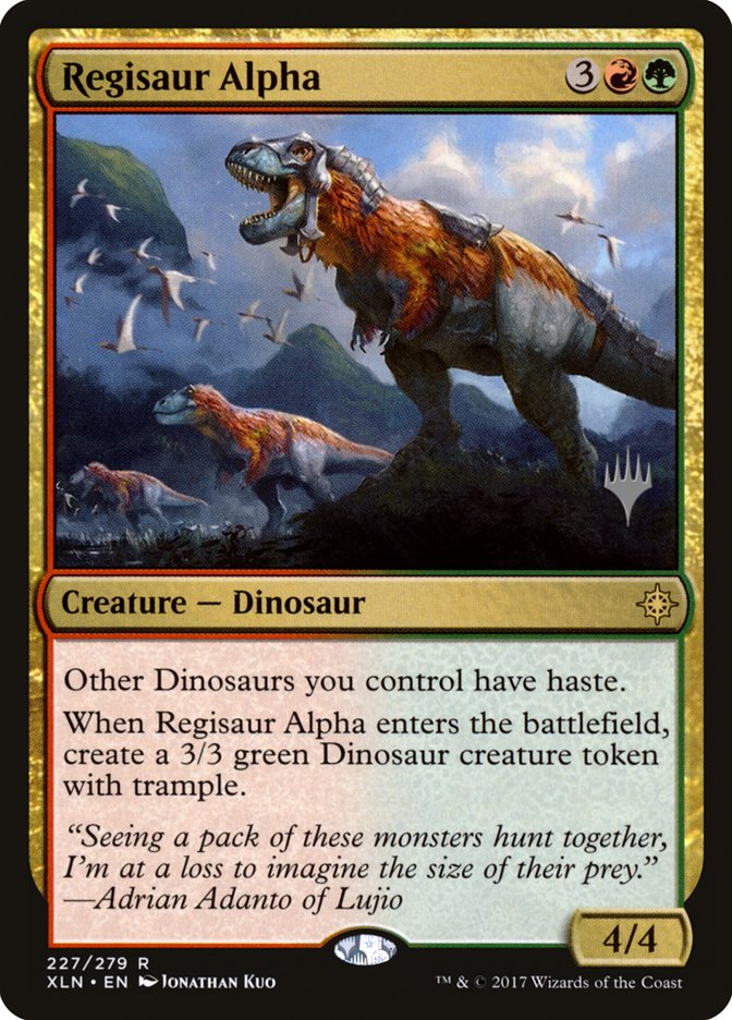 Regisaur Alpha (Promo Pack) [Ixalan Promos] Foil