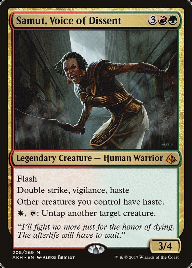 Samut, Voice of Dissent [Amonkhet] Foil