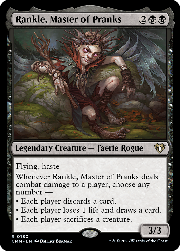 Rankle, Master of Pranks [Commander Masters] Foil