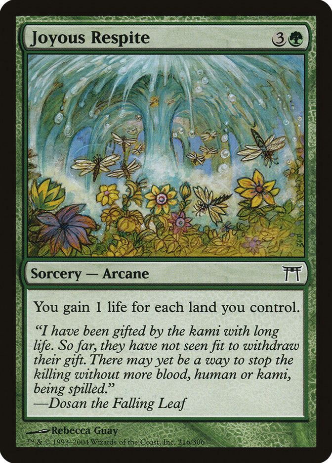 Joyous Respite [Champions of Kamigawa] Foil