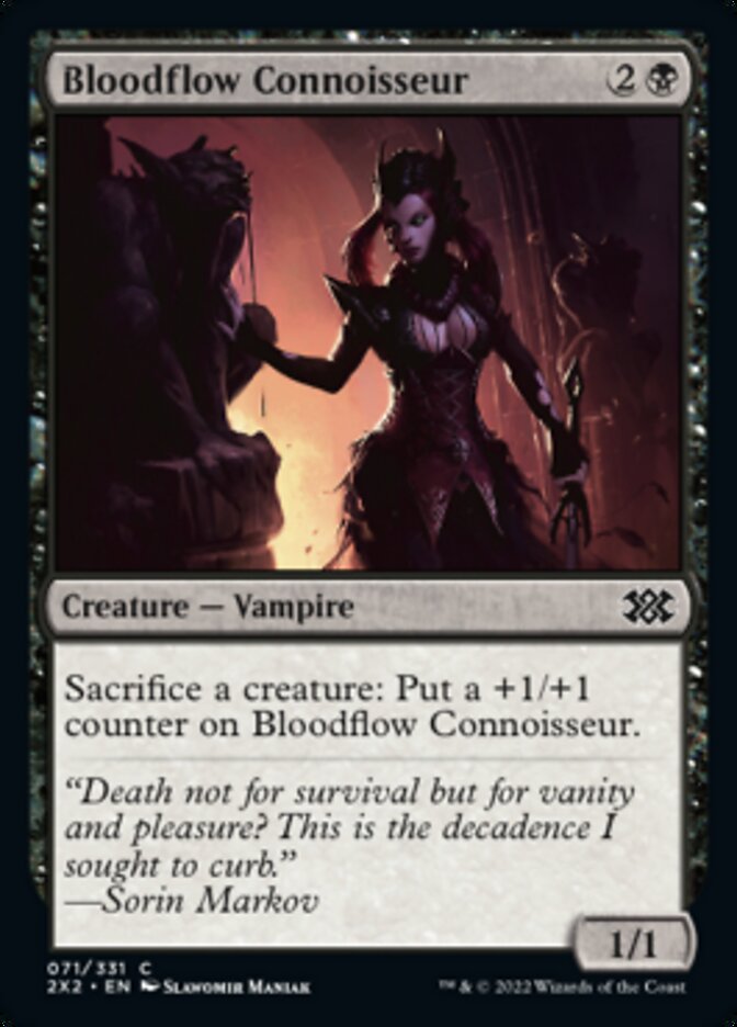 Bloodflow Connoisseur [Double Masters 2022] Foil