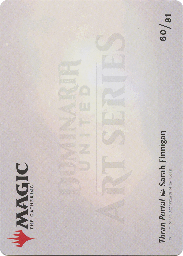 Thran Portal // Thran Portal  [Dominaria United Art Series] (Borderless) Foil