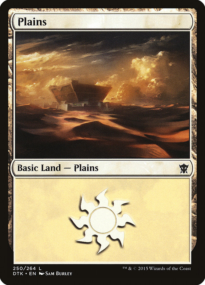 Plains (250) [Dragons of Tarkir] Foil