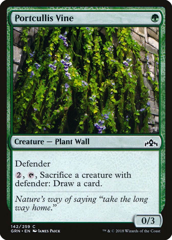 Portcullis Vine [Guilds of Ravnica] Foil