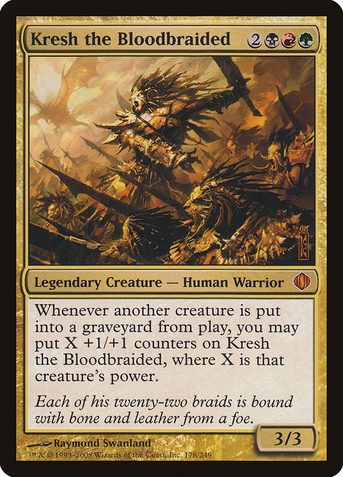 Kresh the Bloodbraided [Shards of Alara] Foil