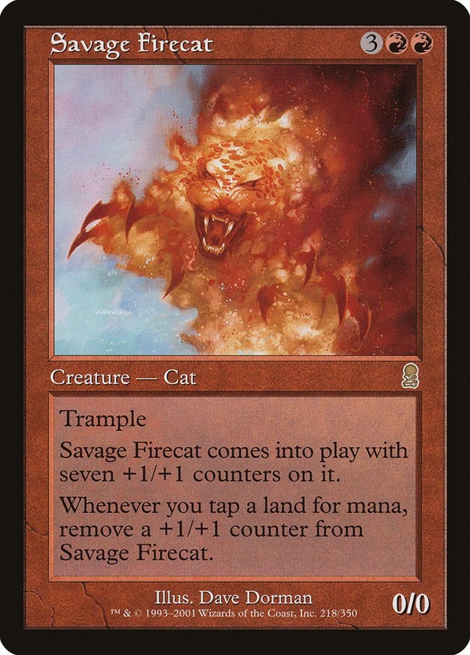 Savage Firecat [Odyssey] Foil