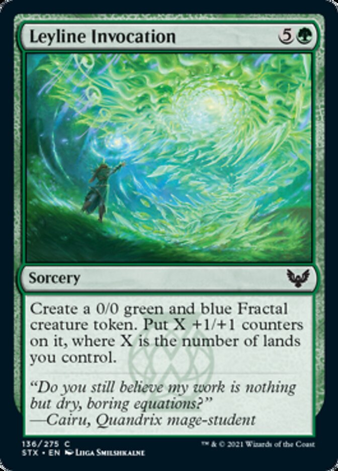 Leyline Invocation [Strixhaven: School of Mages] Foil