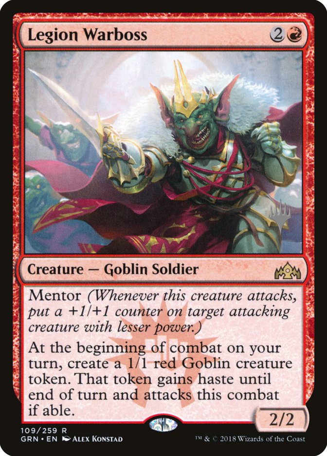 Legion Warboss (Promo Pack) [Guilds of Ravnica Promos] Foil