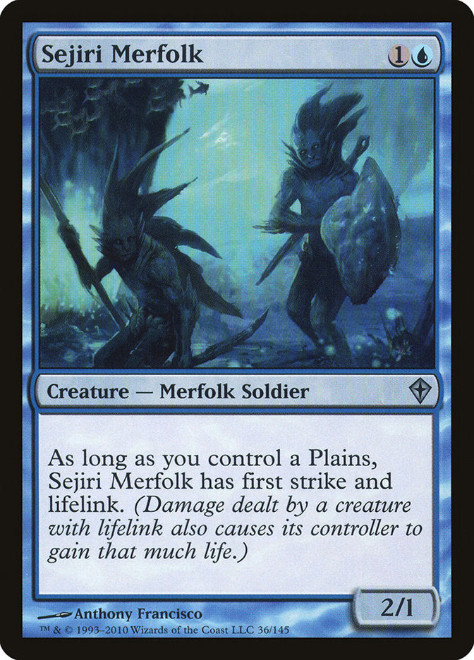 Sejiri Merfolk [Worldwake] Foil