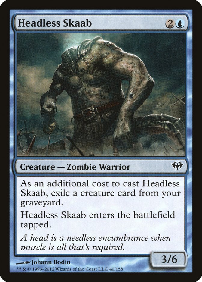 Headless Skaab [Dark Ascension] Foil