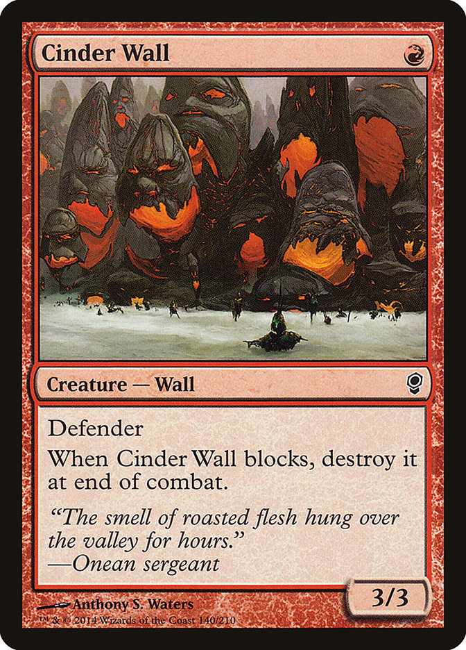 Cinder Wall [Conspiracy] Foil