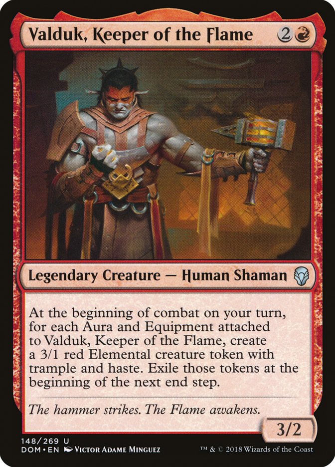 Valduk, Keeper of the Flame [Dominaria] Foil