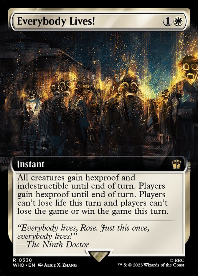Everybody Lives! (Extended Art) [Doctor Who] Foil