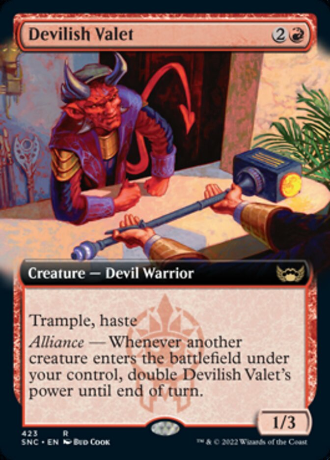 Devilish Valet (Extended Art) [Streets of New Capenna] Foil