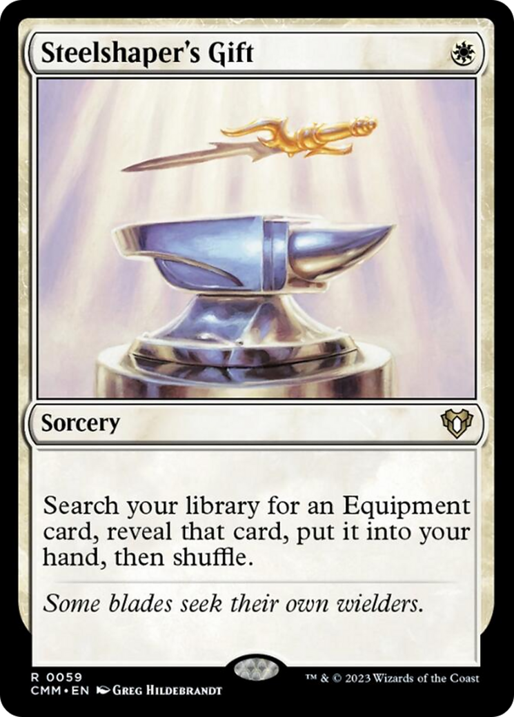 Steelshaper's Gift [Commander Masters] Foil