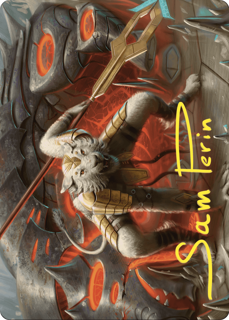 Sunspear Shikari // Sunspear Shikari  [Commander Masters Art Series] (Borderless) Foil