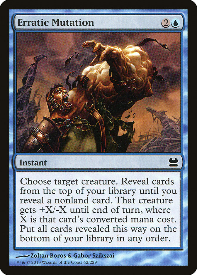 Erratic Mutation [Modern Masters] Foil