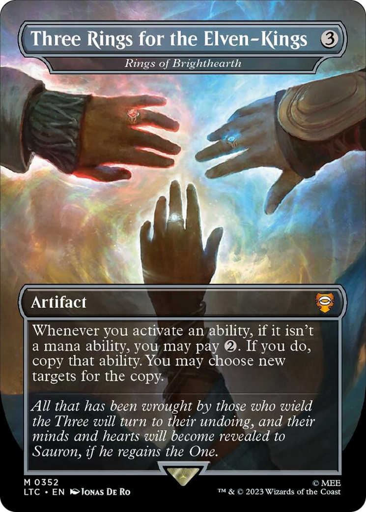 Three Rings for the Elven-Kings - Rings of Brighthearth [The Lord of the Rings: Tales of Middle-Earth Commander] Foil
