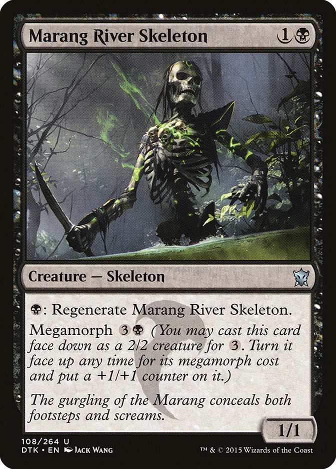 Marang River Skeleton [Dragons of Tarkir] Foil