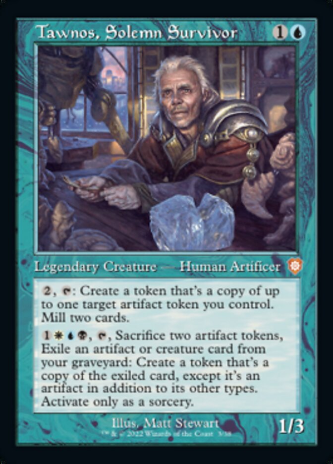 Tawnos, Solemn Survivor (Retro) [The Brothers' War Commander] Foil