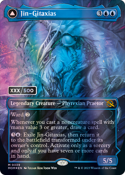 Jin-Gitaxias // The Great Synthesis (Serialized) [March of the Machine] Foil