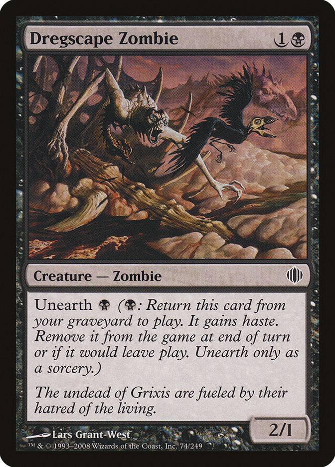 Dregscape Zombie [Shards of Alara] Foil