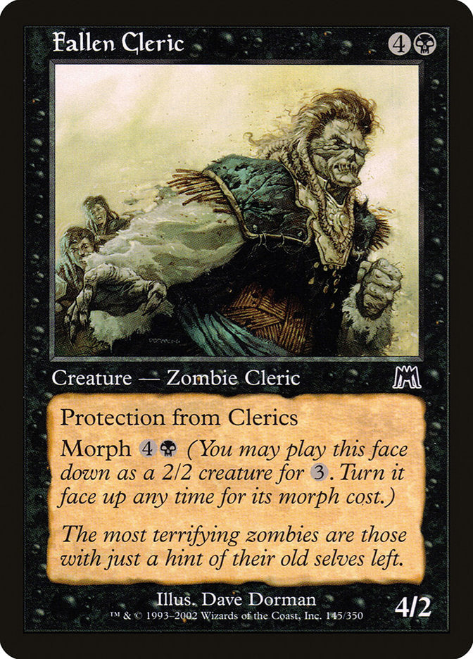 Fallen Cleric [Onslaught] Foil