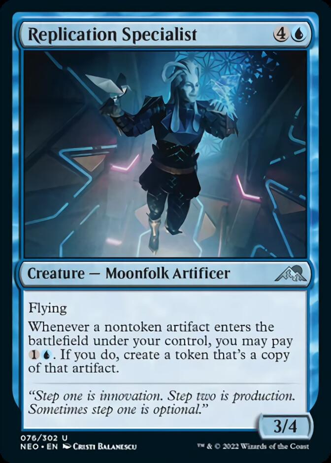 Replication Specialist [Kamigawa: Neon Dynasty] Foil