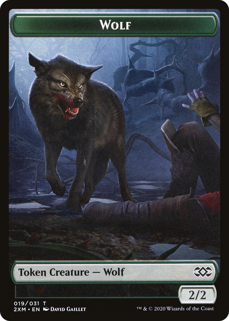 Wolf  [Double Masters Tokens] Foil