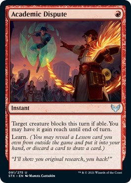 Academic Dispute [Strixhaven: School of Mages] Foil