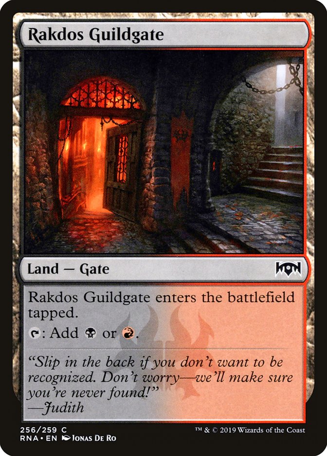 Rakdos Guildgate (256/259) [Ravnica Allegiance] Foil