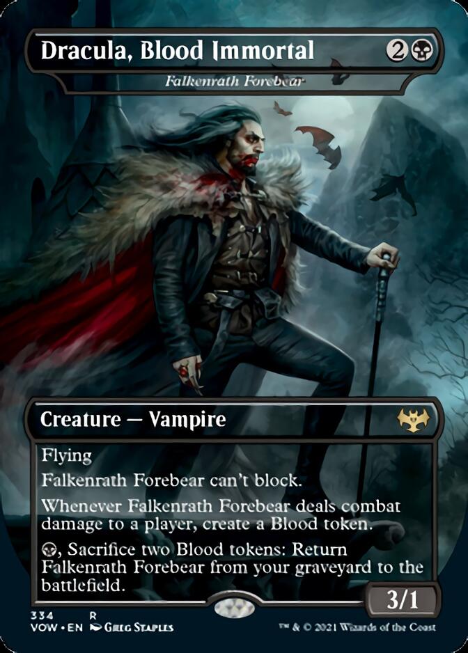 Falkenrath Forebear - Dracula, Blood Immortal [Innistrad: Crimson Vow] Foil