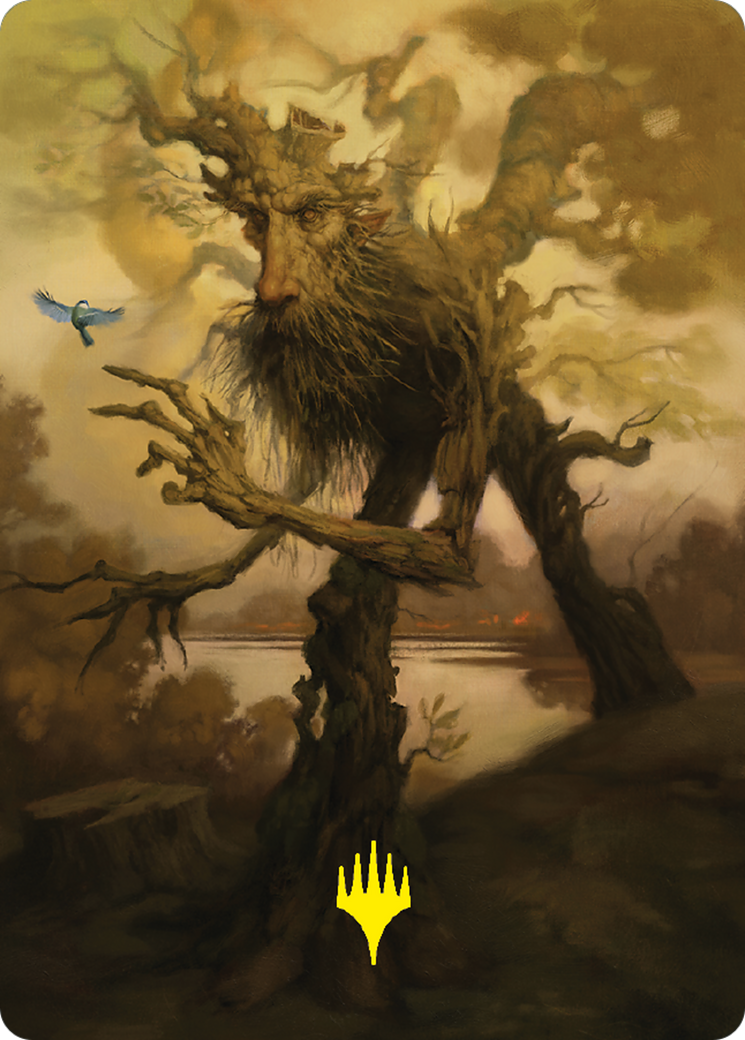 Treefolk // Treefolk  [Tales of Middle-earth Art Series] (Borderless) Foil