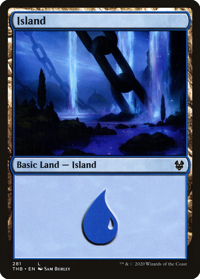 Island (281) [Theros Beyond Death] Foil