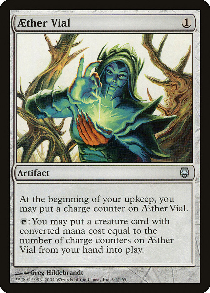 Aether Vial [Darksteel] Foil