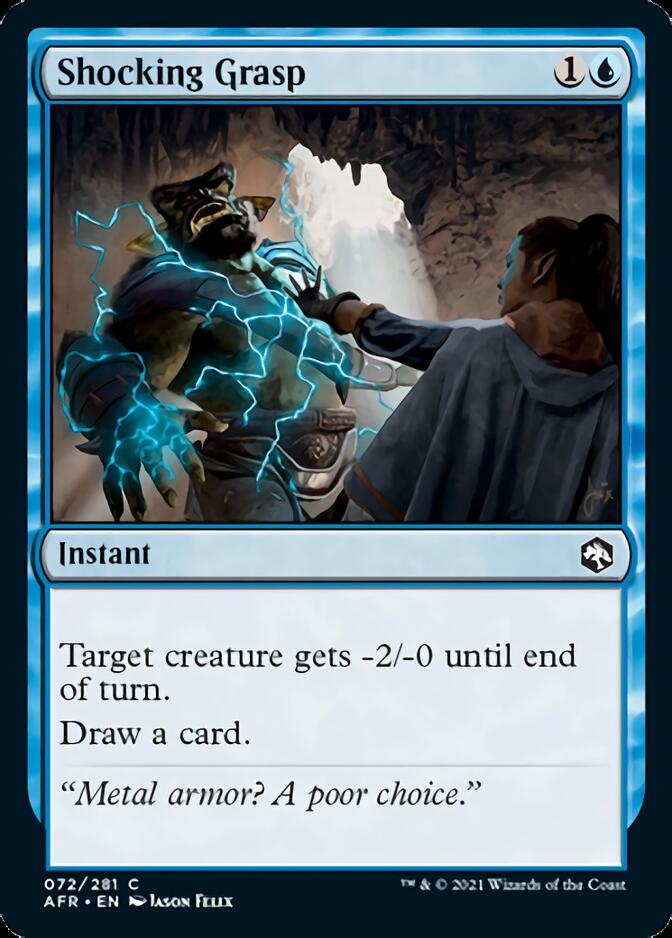 Shocking Grasp [Dungeons & Dragons: Adventures in the Forgotten Realms] Foil